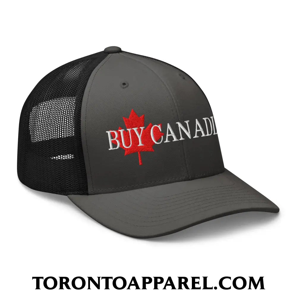 Buy Canadian Maple Leaf Embroidered Mesh Trucker Hat - Toronto Apparel