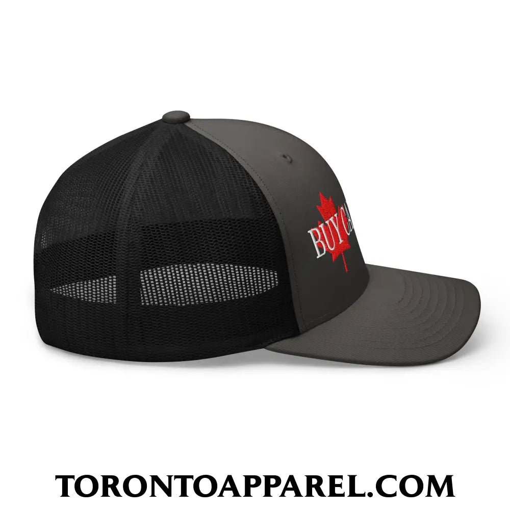 Buy Canadian Maple Leaf Embroidered Mesh Trucker Hat - Toronto Apparel