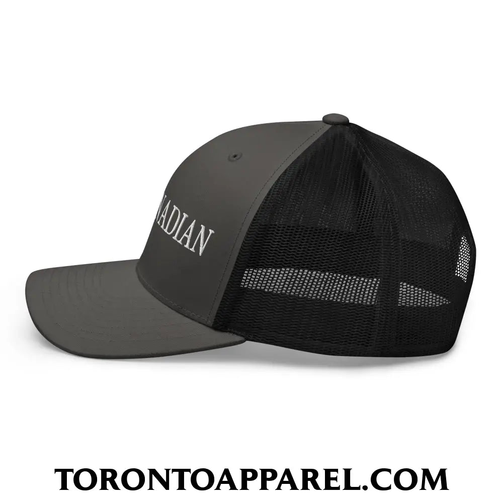 Buy Canadian Maple Leaf Embroidered Mesh Trucker Hat - Toronto Apparel