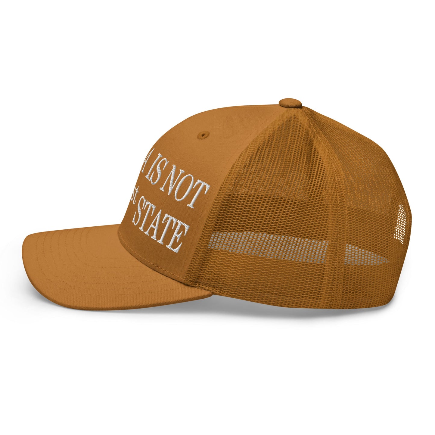 Canada Is Not Your 51st State Embroidered Mesh Trucker Hat - Toronto Apparel