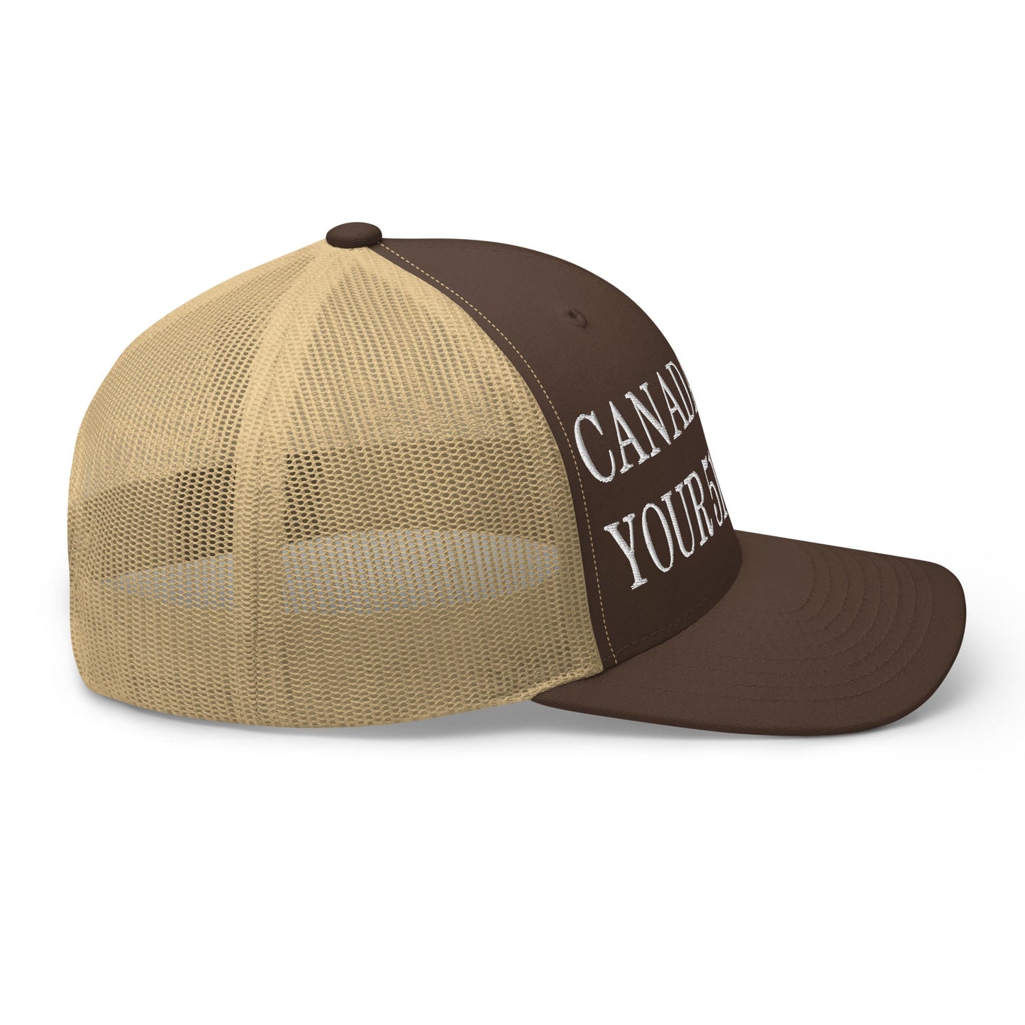 Canada Is Not Your 51st State Embroidered Mesh Trucker Hat - Toronto Apparel