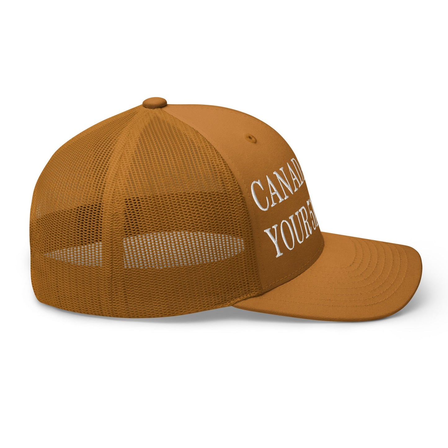 Canada Is Not Your 51st State Embroidered Mesh Trucker Hat - Toronto Apparel