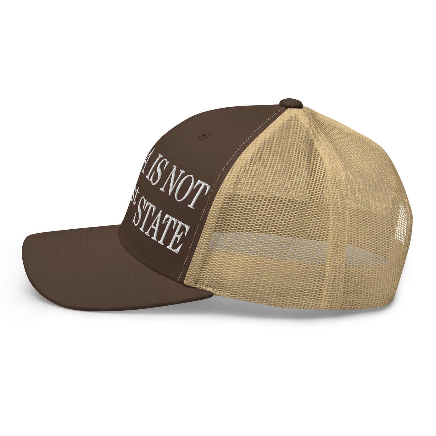 Canada Is Not Your 51st State Embroidered Mesh Trucker Hat - Toronto Apparel
