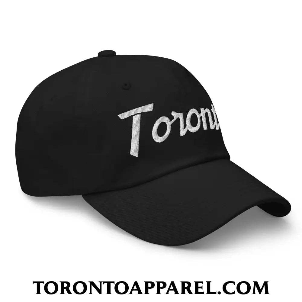 Toronto Vintage Sports Script Embroidered Unstructured Dad Hat - Toronto Apparel