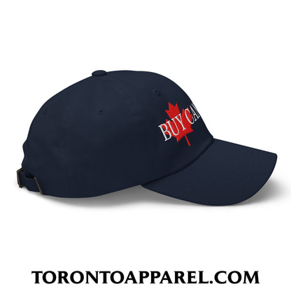 Buy Canadian Maple Leaf Embroidered Unstructured Dad Hat - Toronto Apparel