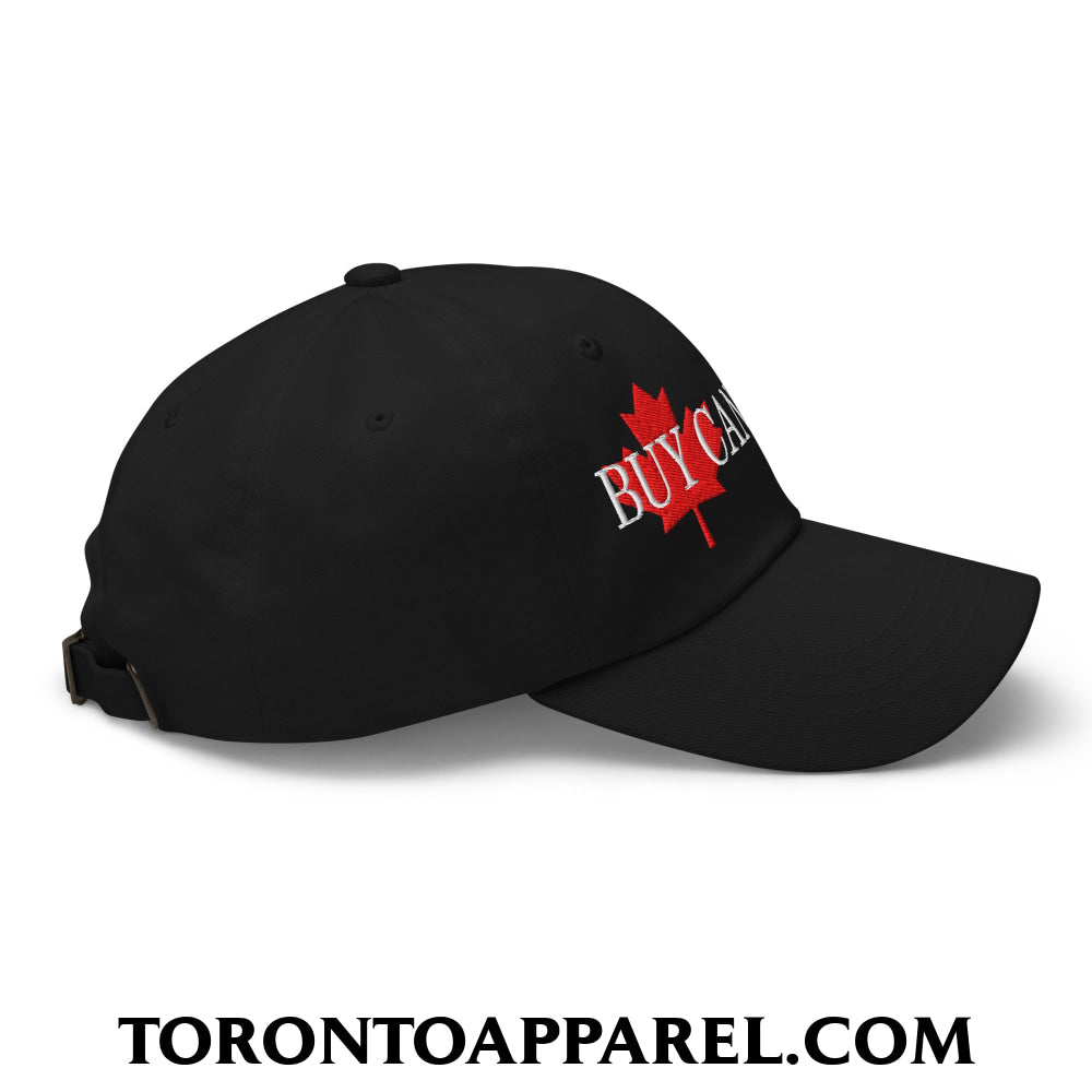 Buy Canadian Maple Leaf Embroidered Unstructured Dad Hat - Toronto Apparel
