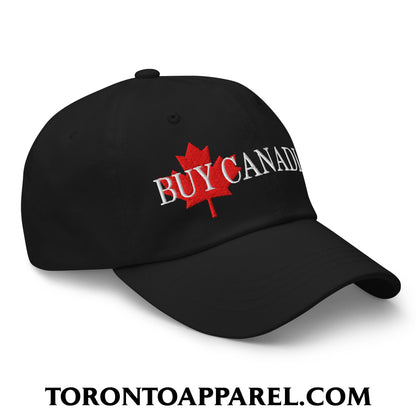 Buy Canadian Maple Leaf Embroidered Unstructured Dad Hat - Toronto Apparel