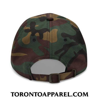 Buy Canadian Maple Leaf Embroidered Unstructured Dad Hat - Toronto Apparel