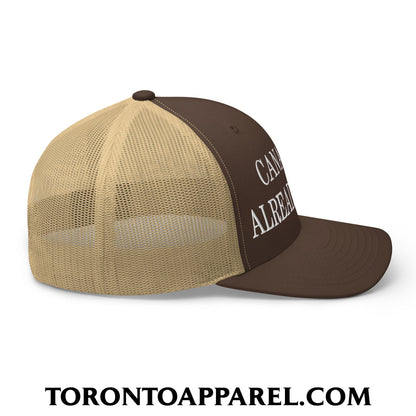Canada is Already Great Embroidered Mesh Trucker Hat - Toronto Apparel