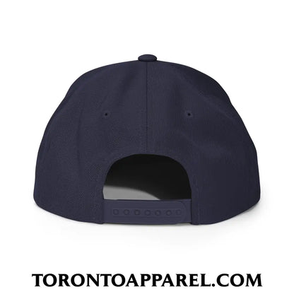 Canada Strong and Free 1867 Flag Embroidered Flat Brim Bill Snapback Hat - Toronto Apparel