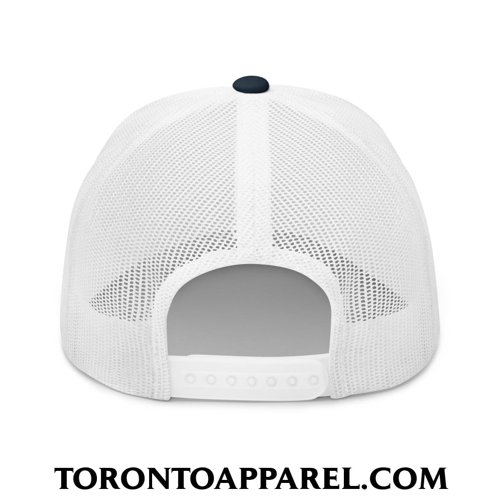 Canada Strong and Free Embroidered Mesh Trucker Hat - Toronto Apparel