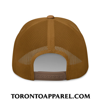 Canada Strong and Free Embroidered Mesh Trucker Hat - Toronto Apparel