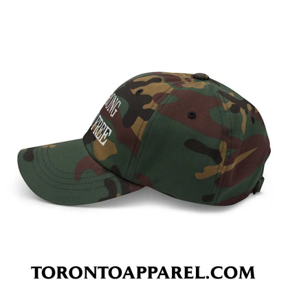 Canada Strong and Free Embroidered Unstructured Dad Hat - Toronto Apparel