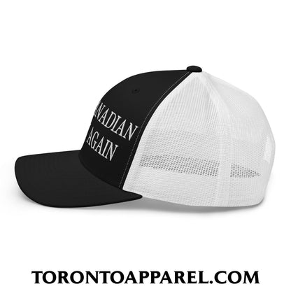 Drink Canadian Whisky Again Embroidered Mesh Trucker Hat - Toronto Apparel