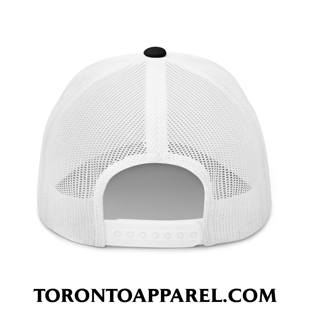 Elbows Up Fight for Canada Maple Leaf Embroidered Mesh Trucker Hat - Toronto Apparel