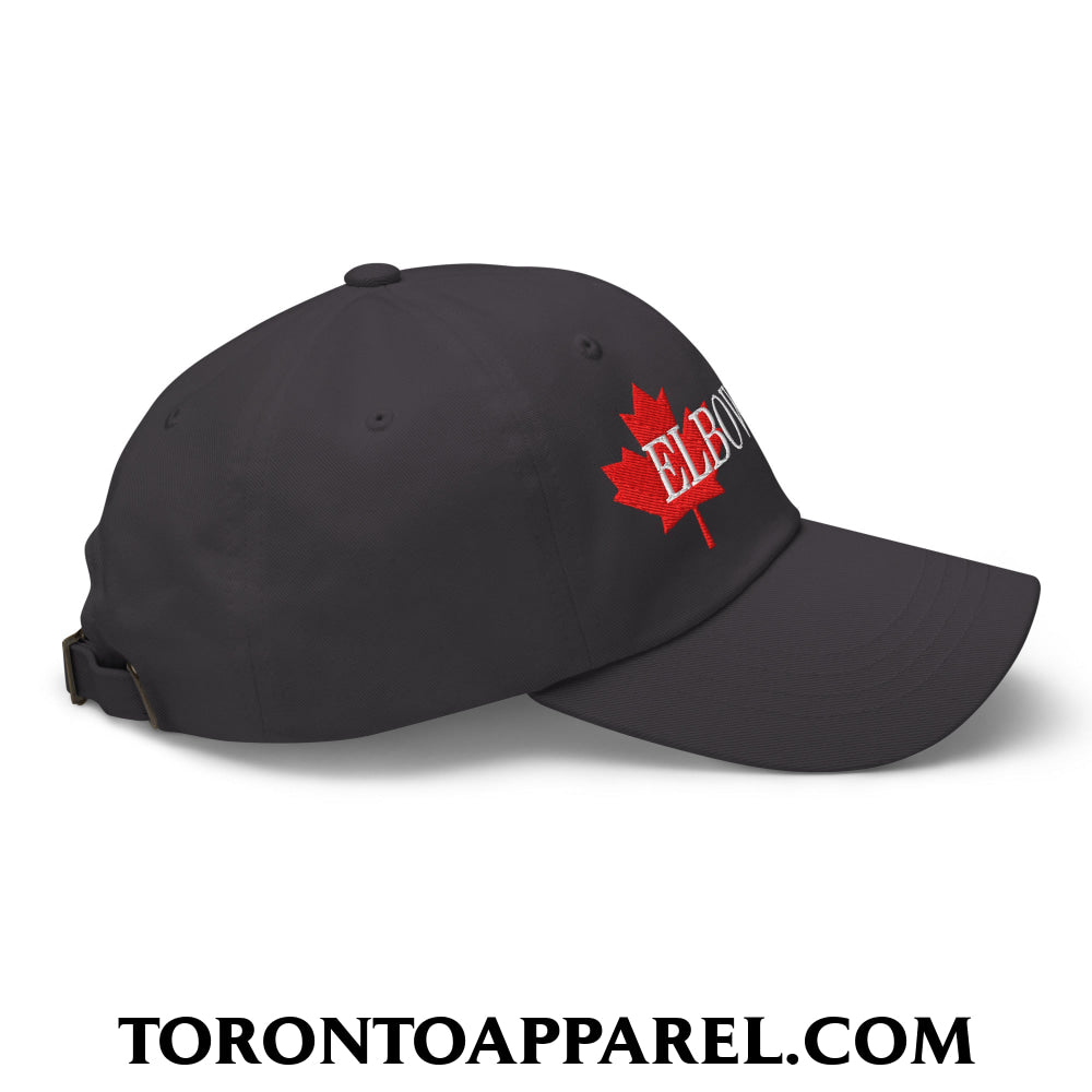 Elbows Up Fight for Canada Maple Leaf Embroidered Unstructured Dad Hat - Toronto Apparel