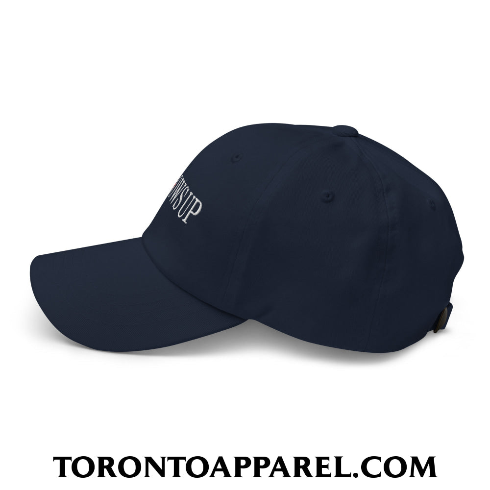 Elbows Up Fight for Canada Maple Leaf Embroidered Unstructured Dad Hat - Toronto Apparel