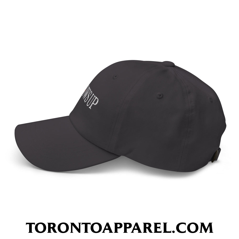 Elbows Up Fight for Canada Maple Leaf Embroidered Unstructured Dad Hat - Toronto Apparel