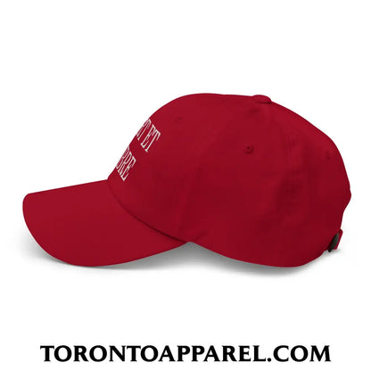 Fort et Libre Canada Strong and Free Embroidered Unstructured Dad Hat - Toronto Apparel