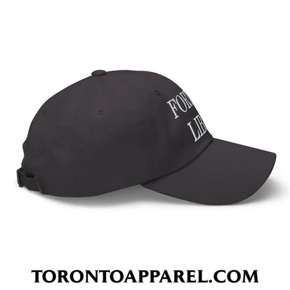Fort et Libre Canada Strong and Free Embroidered Unstructured Dad Hat - Toronto Apparel