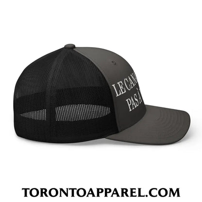Le Canada N’est Pas À Vendre Embroidered Mesh Trucker Hat - Toronto Apparel