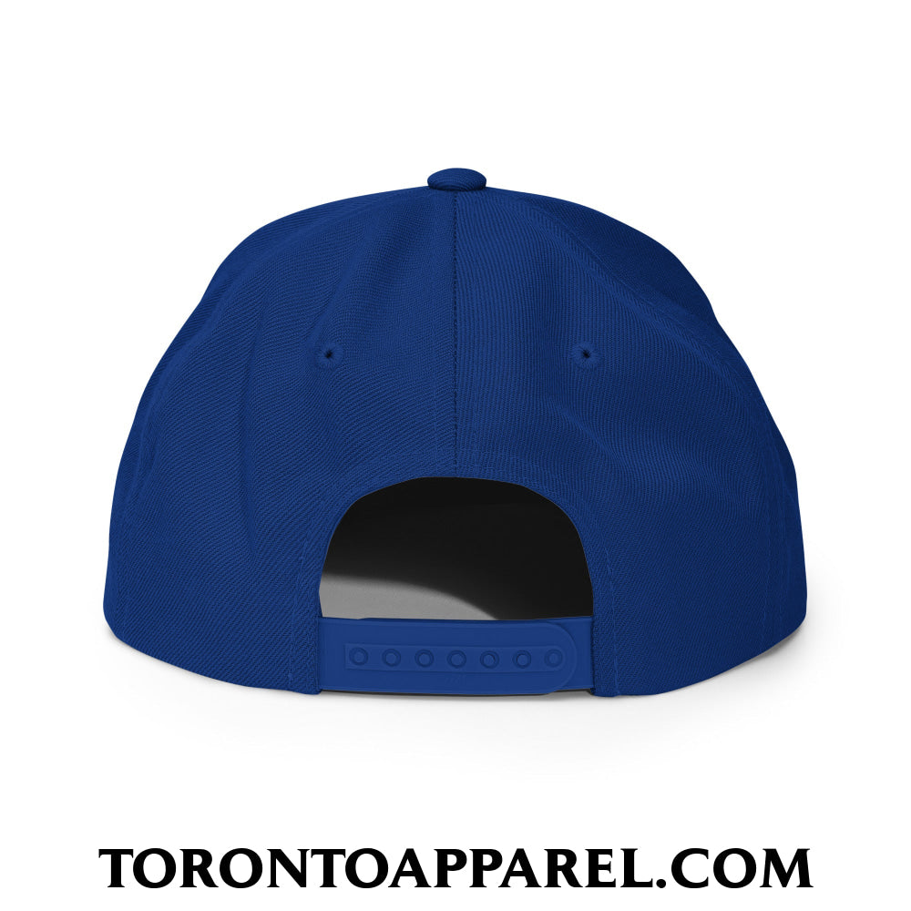 Make Whisky Canadian Again Embroidered Flat Brim Bill Snapback Hat - Toronto Apparel