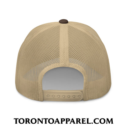 Toronto Classic Sports Script Embroidered Mesh Trucker Hat - Toronto Apparel