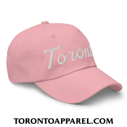 Toronto Classic Sports Script Embroidered Unstructured Dad Hat - Toronto Apparel