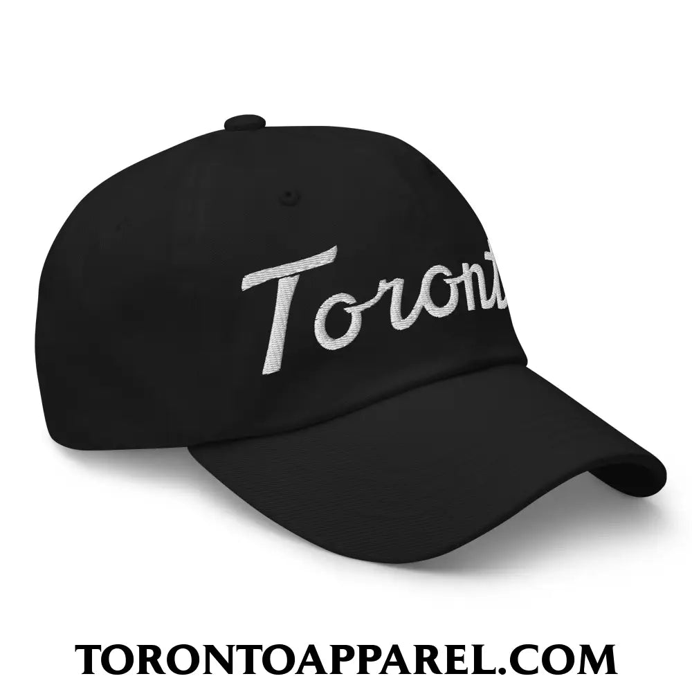 Toronto Classic Sports Script Embroidered Unstructured Dad Hat - Toronto Apparel