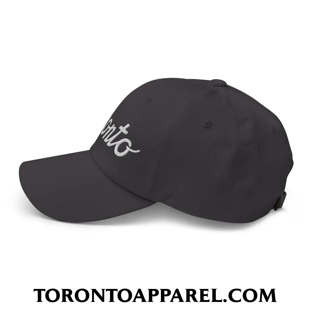 Toronto Classic Sports Script Embroidered Unstructured Dad Hat - Toronto Apparel