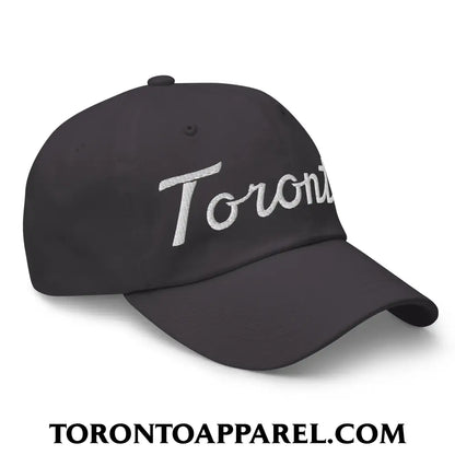 Toronto Classic Sports Script Embroidered Unstructured Dad Hat - Toronto Apparel