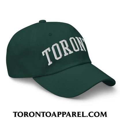 Toronto College Varisty Arch Block Embroidered Unstructured Dad Hat - Toronto Apparel