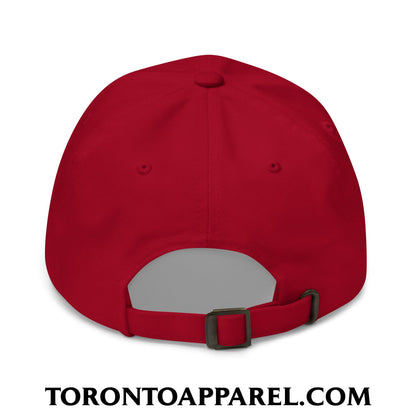 Toronto College Varisty Arch Block Embroidered Unstructured Dad Hat - Toronto Apparel