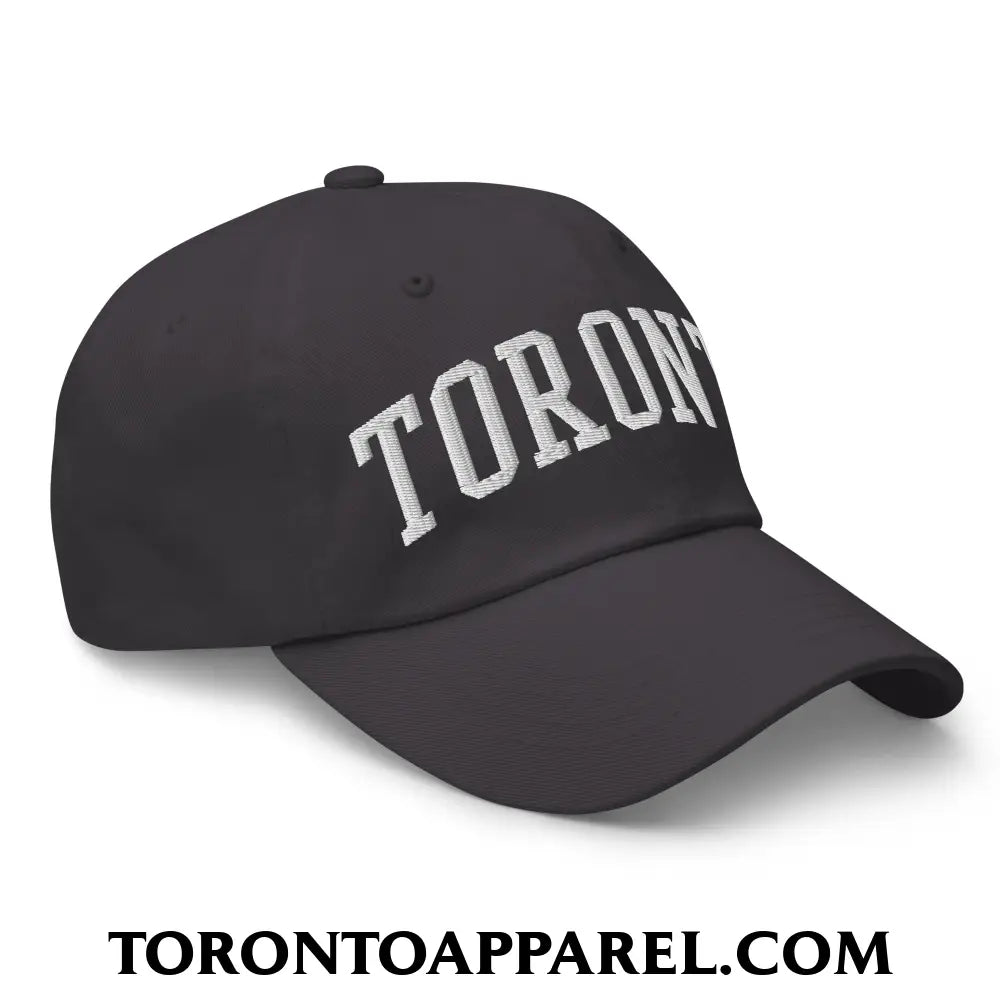 Toronto College Varisty Arch Block Embroidered Unstructured Dad Hat - Toronto Apparel