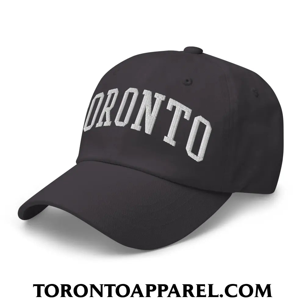 Toronto College Varisty Arch Block Embroidered Unstructured Dad Hat - Toronto Apparel