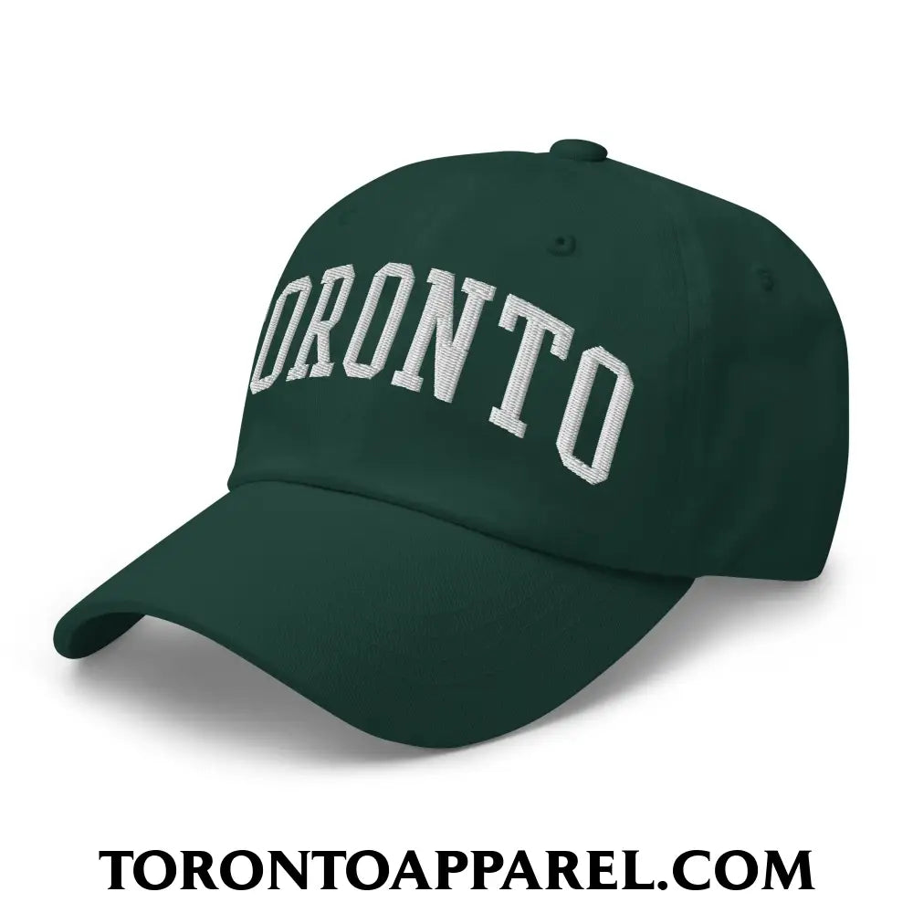 Toronto College Varisty Arch Block Embroidered Unstructured Dad Hat - Toronto Apparel