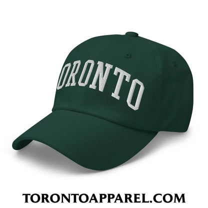 Toronto College Varisty Arch Block Embroidered Unstructured Dad Hat - Toronto Apparel