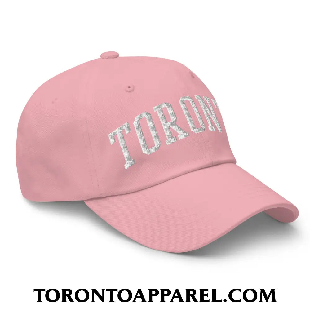 Toronto College Varisty Arch Block Embroidered Unstructured Dad Hat - Toronto Apparel