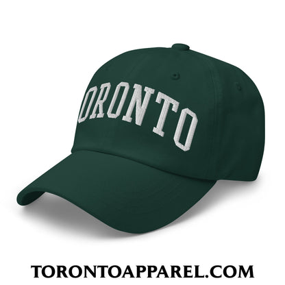 Toronto College Varisty Arch Block Embroidered Unstructured Dad Hat - Toronto Apparel