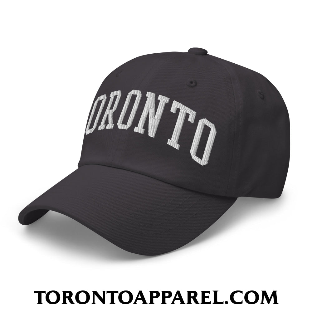 Toronto College Varisty Arch Block Embroidered Unstructured Dad Hat - Toronto Apparel