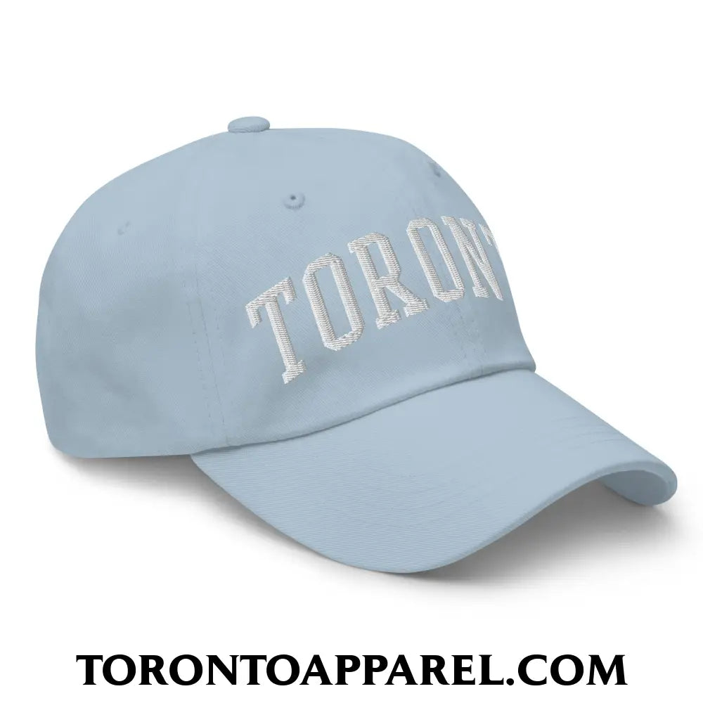 Toronto College Varisty Arch Block Embroidered Unstructured Dad Hat - Toronto Apparel