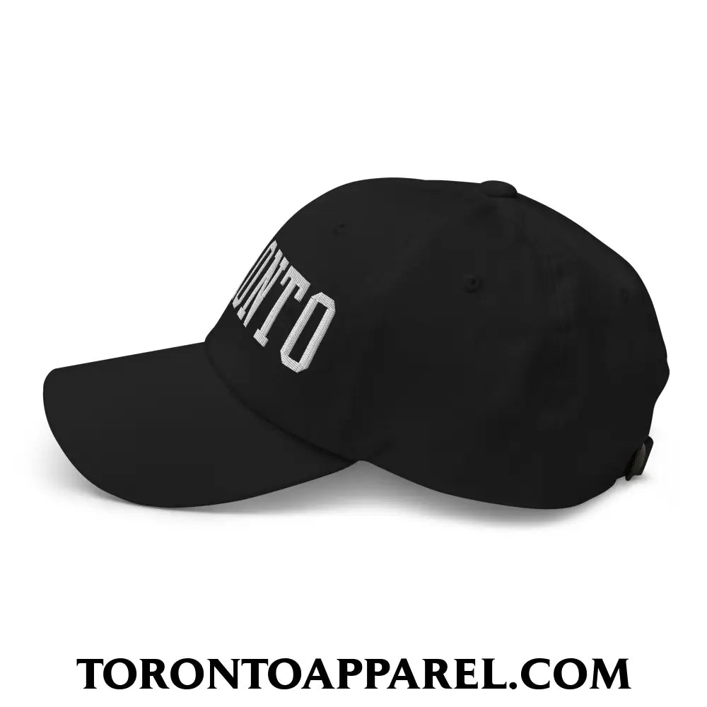 Toronto College Varsity Block Embroidered Unstructured Dad Hat - Toronto Apparel