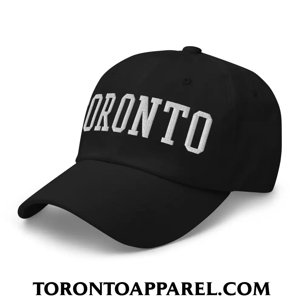 Toronto College Varsity Block Embroidered Unstructured Dad Hat - Toronto Apparel
