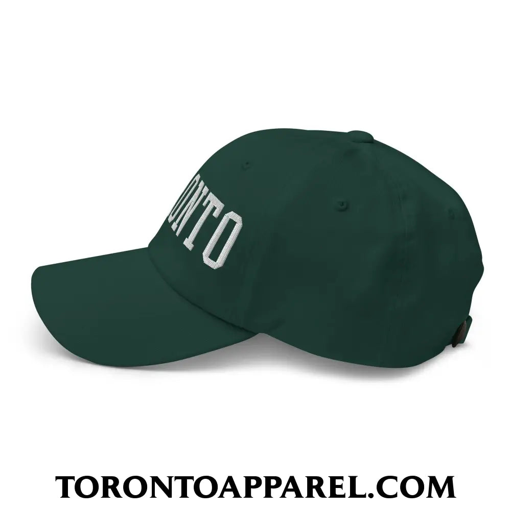 Toronto College Varsity Block Embroidered Unstructured Dad Hat - Toronto Apparel