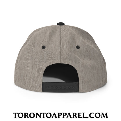 Toronto East York Embroidered Flat Brim Bill Snapback Hat - Toronto Apparel