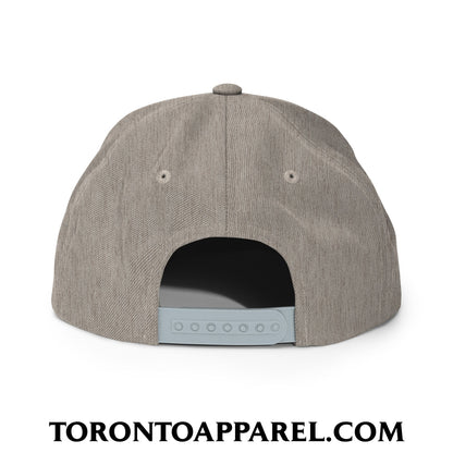 Toronto East York Embroidered Flat Brim Bill Snapback Hat - Toronto Apparel