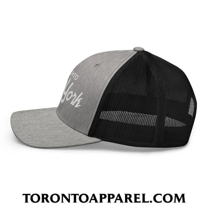 Toronto East York Embroidered Mesh Trucker Hat - Toronto Apparel