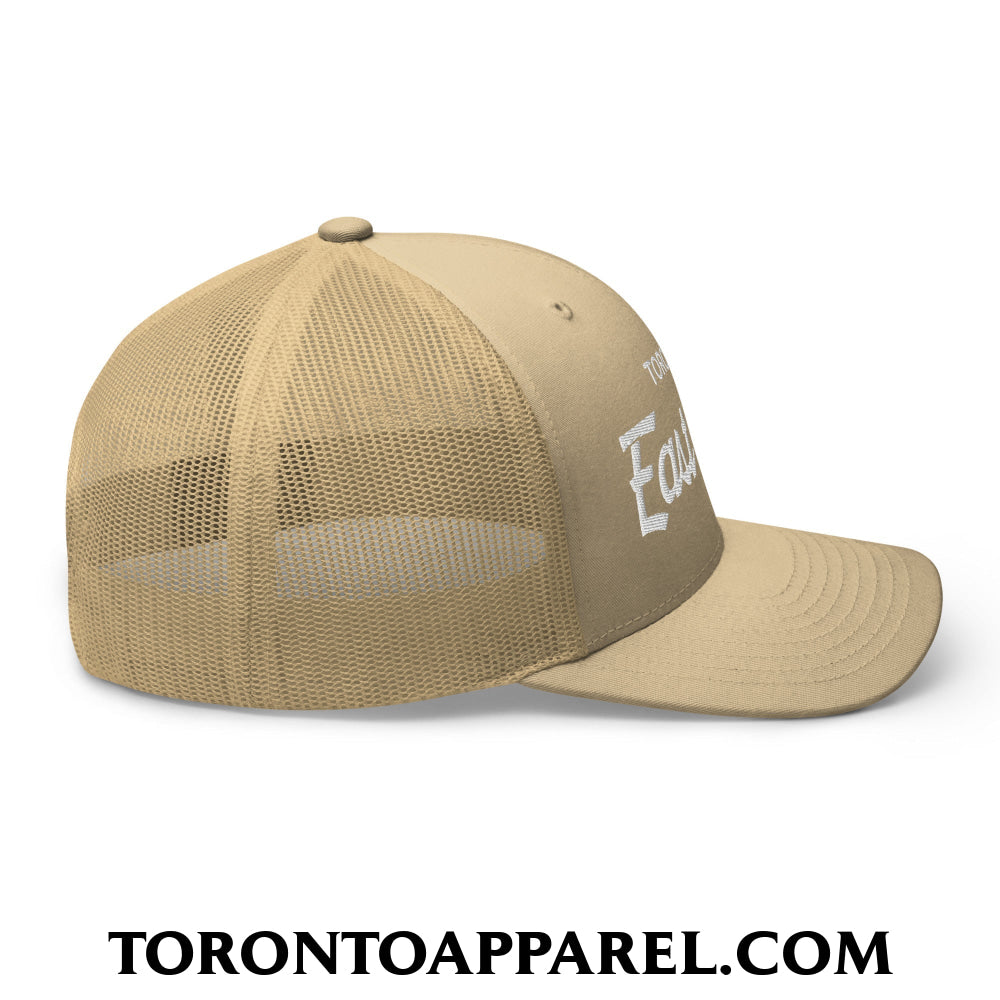 Toronto East York Embroidered Mesh Trucker Hat - Toronto Apparel