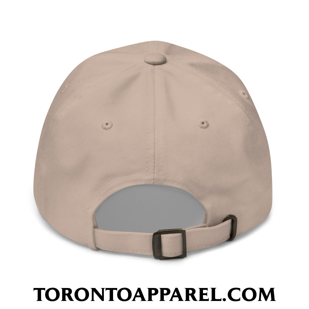 Toronto Old English Embroidered Unstructured Dad Hat - Toronto Apparel