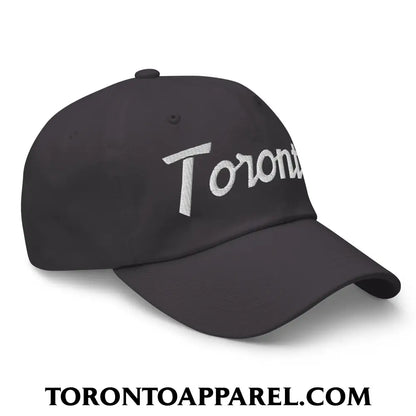 Toronto Vintage Sports Script Embroidered Unstructured Dad Hat - Toronto Apparel